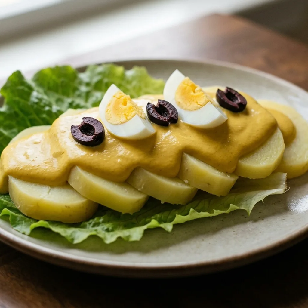 Papa a la Huancaína — Peruvian recipe