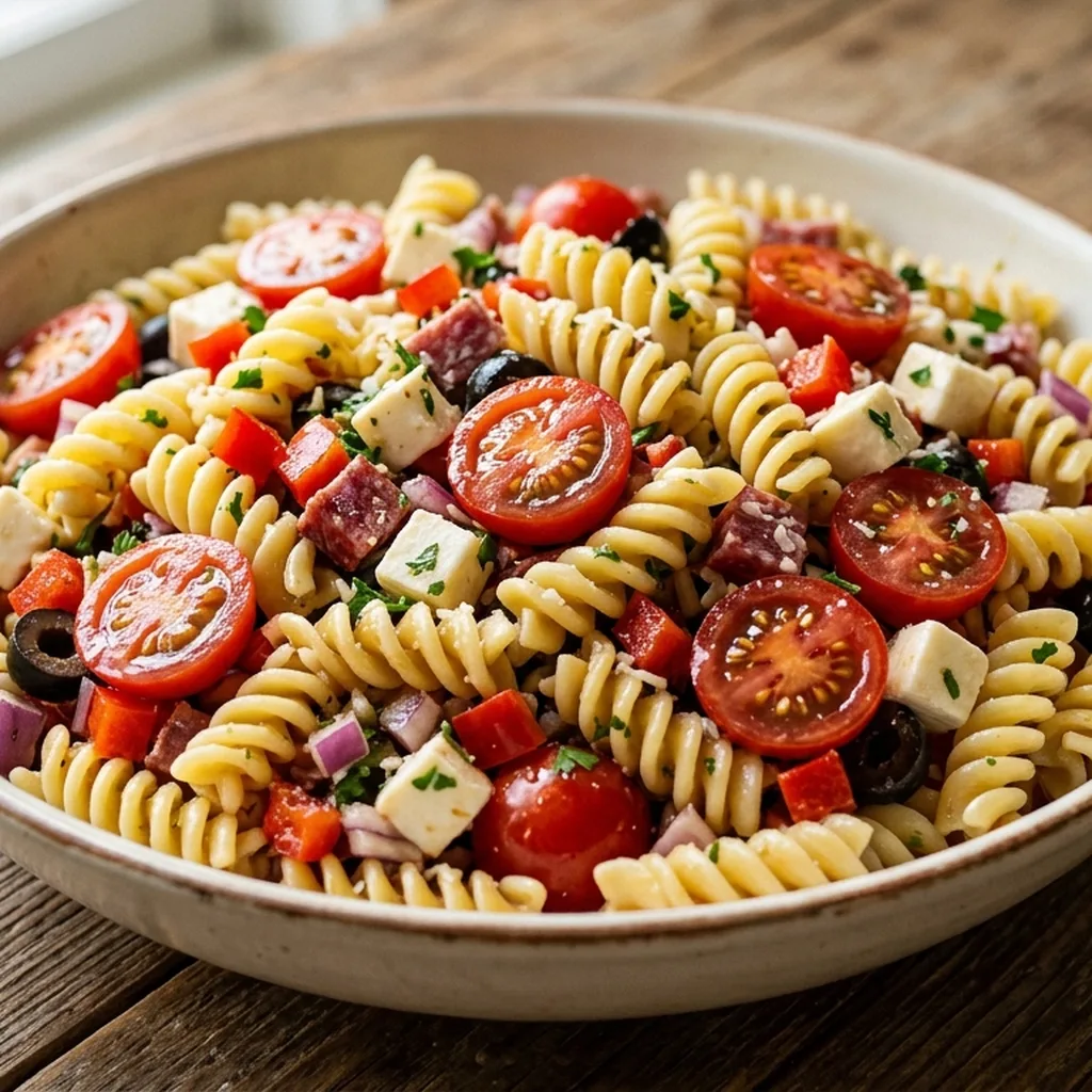 Pasta Salad with Red Wine Vinaigrette