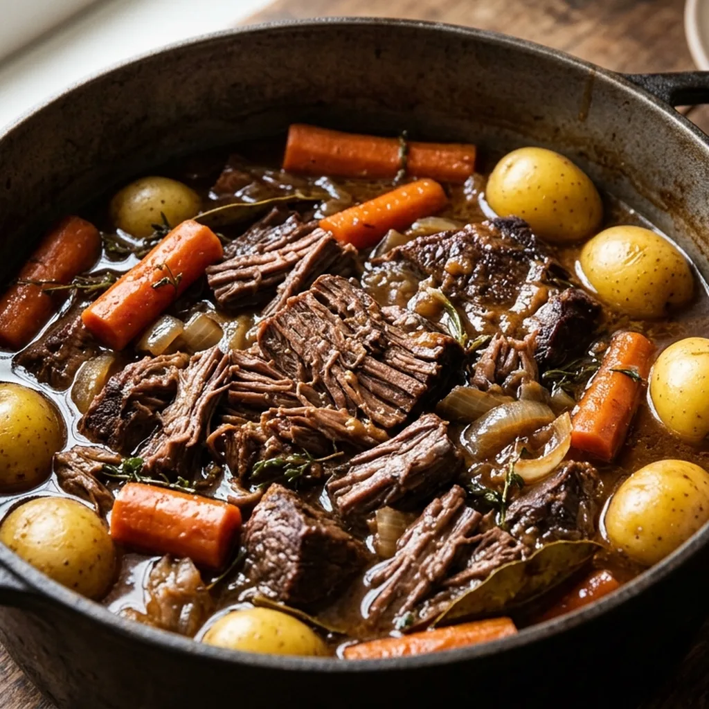 Pot Roast with Carrots and Potatoes