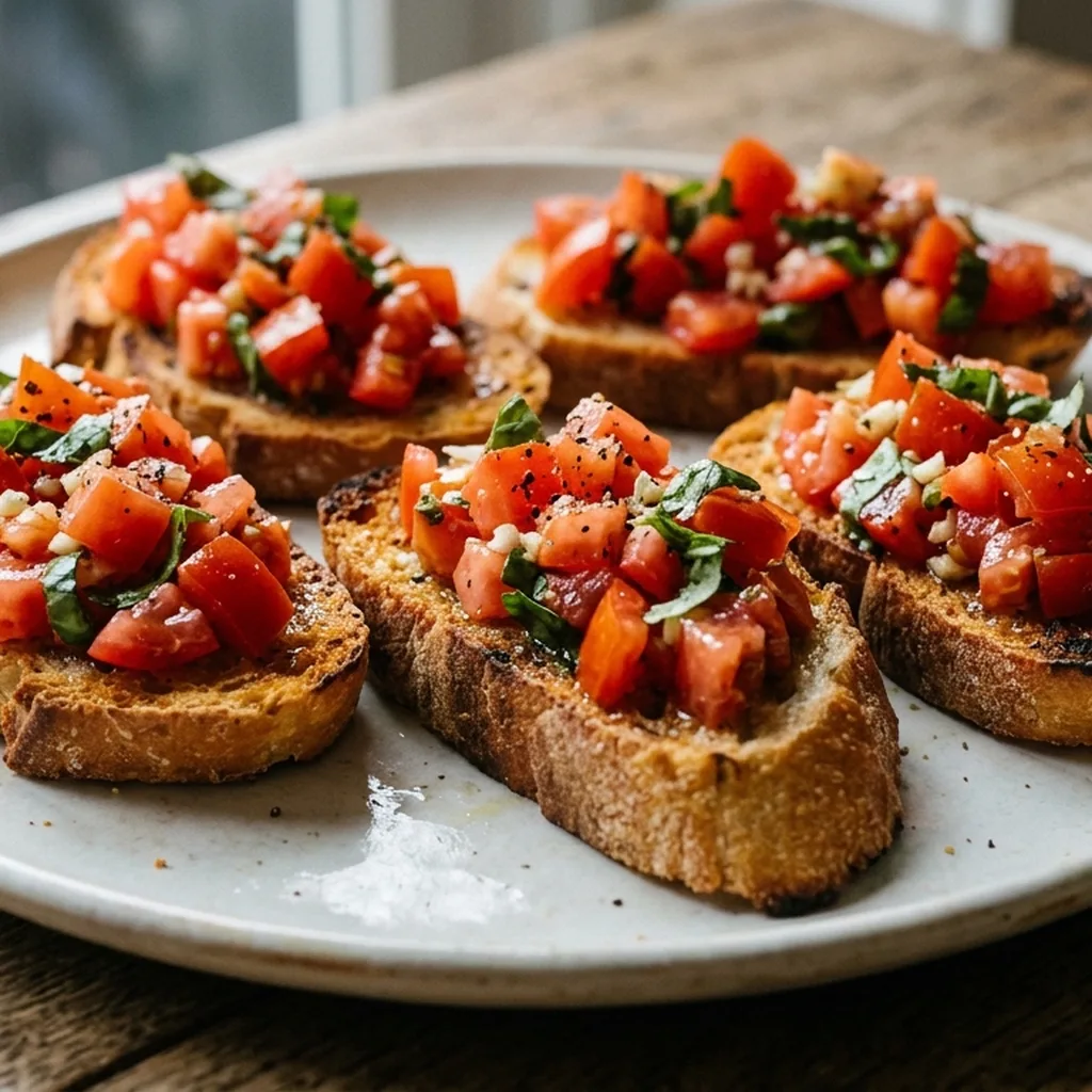 Tomato Bruschetta — Italian recipe