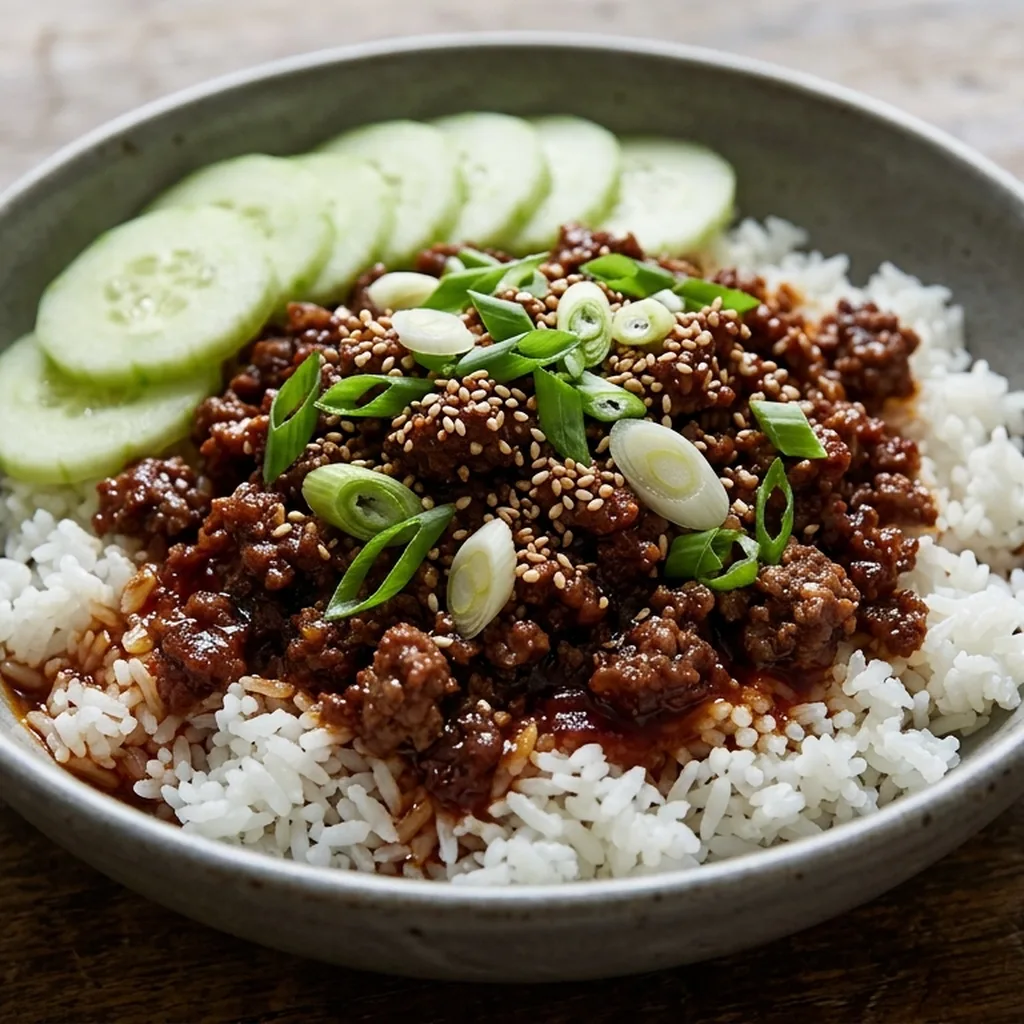 Korean Beef Bowl — Korean recipe