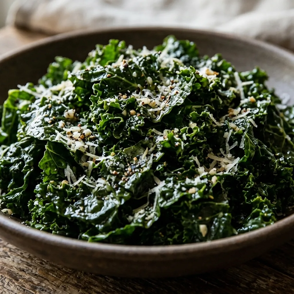 Massaged Kale Salad with Lemon and Parmesan