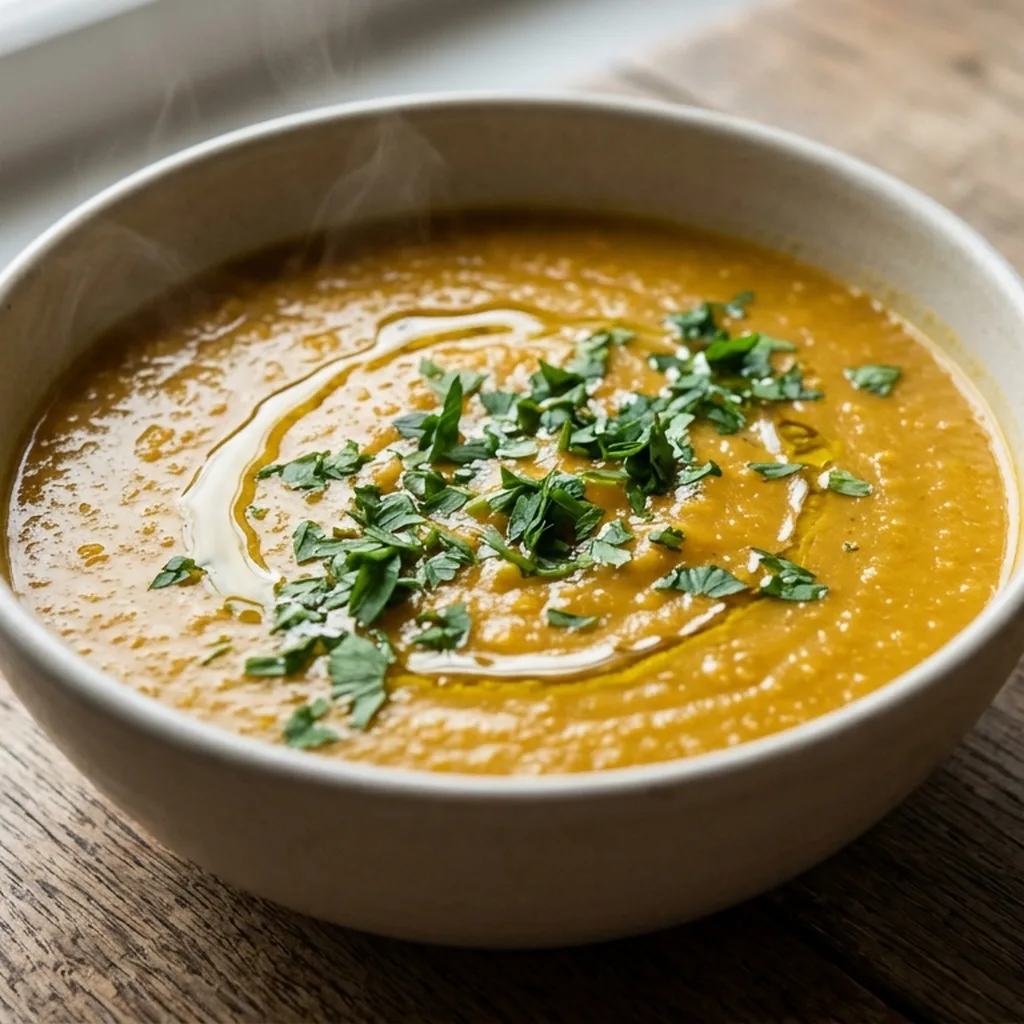 Red Lentil Soup — Middle Eastern recipe