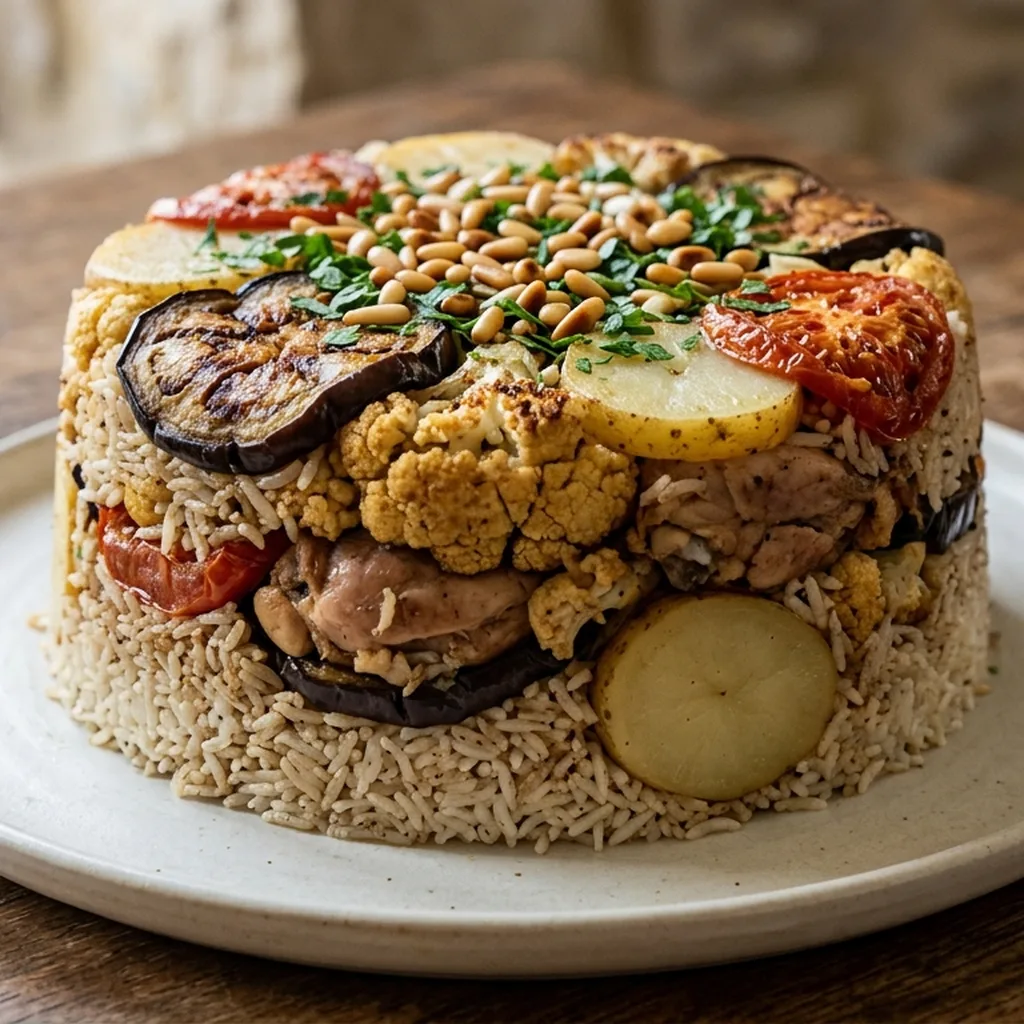 Maqluba — Palestinian recipe
