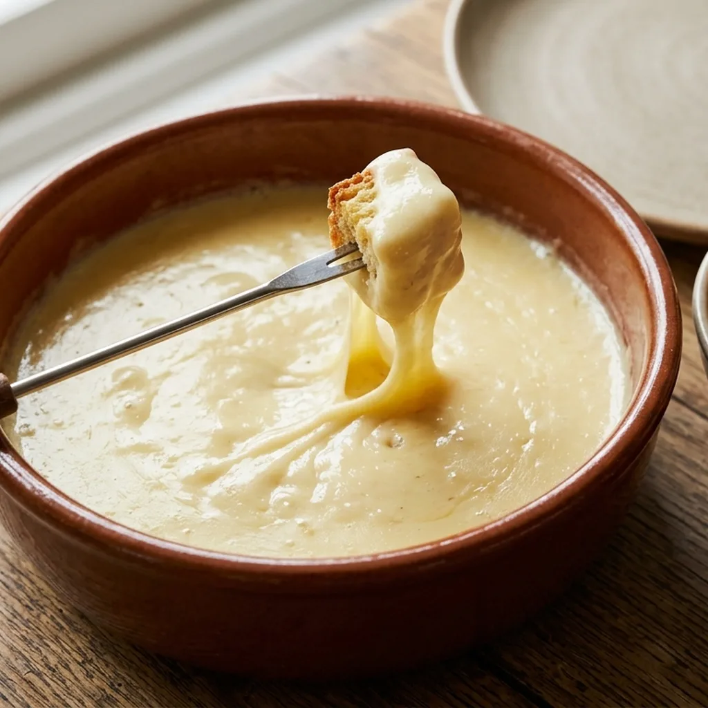 Cheese Fondue — Swiss recipe