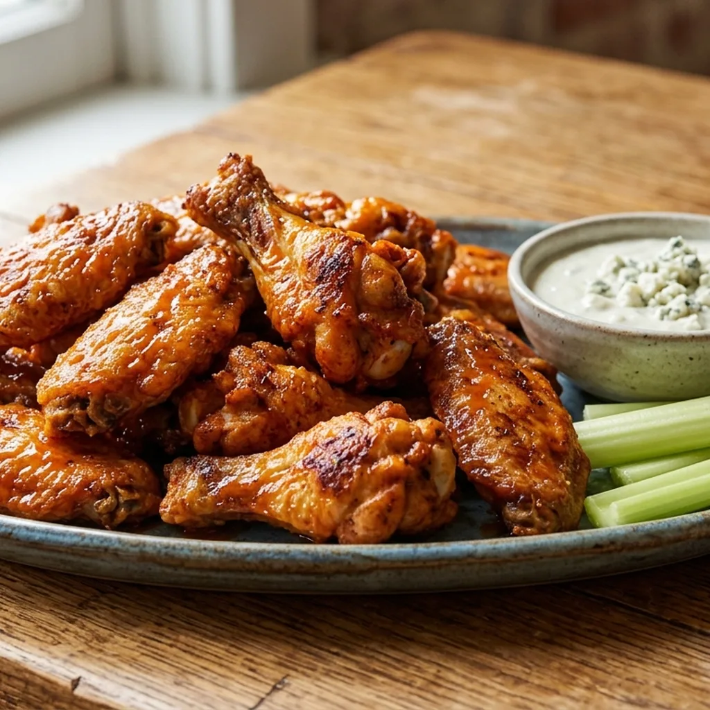 Crispy Baked Buffalo Wings — American recipe