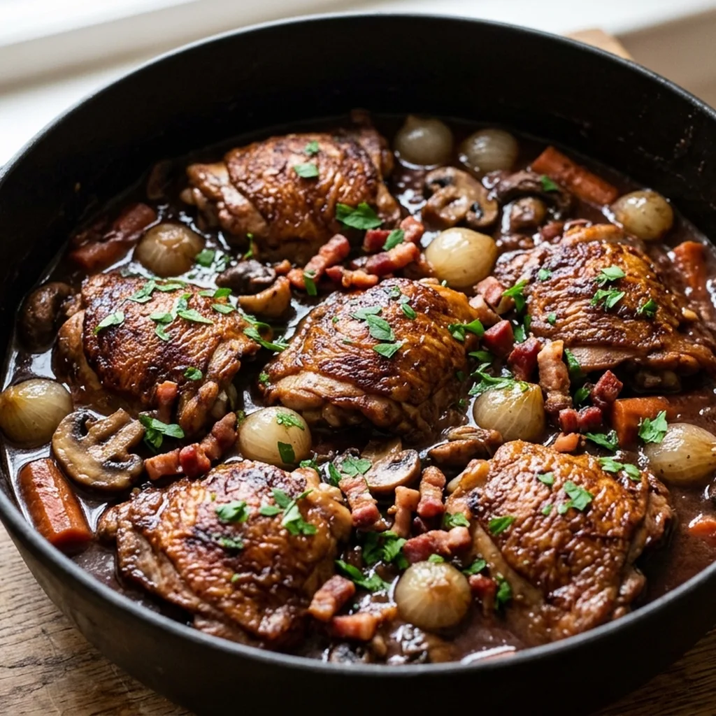 Coq au Vin — French recipe