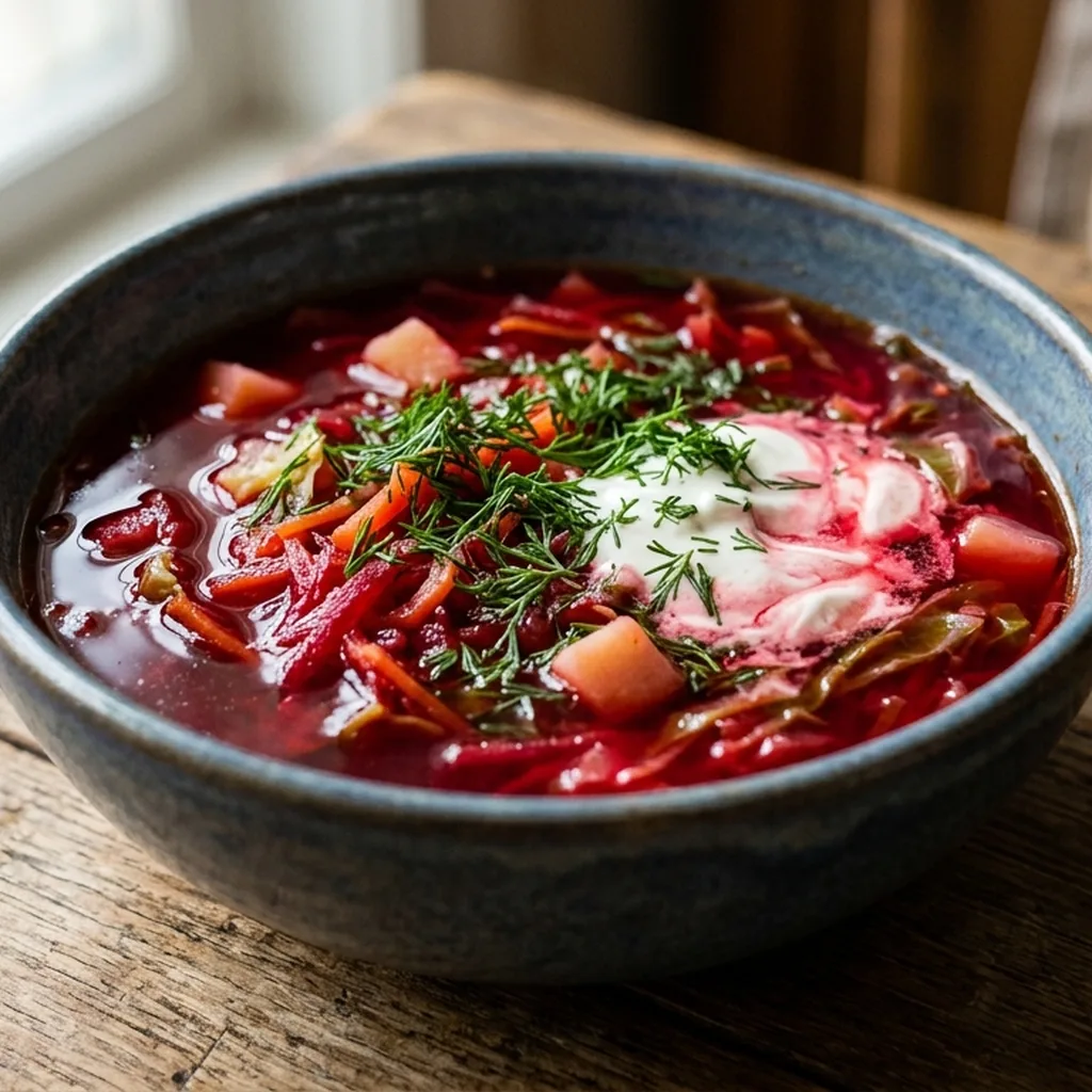Borscht — Ukrainian recipe