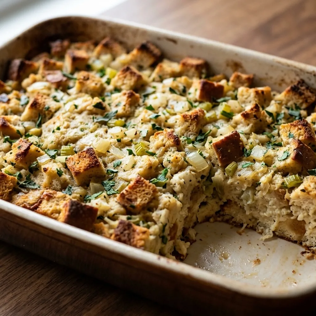 Sage and Onion Bread Stuffing — American recipe