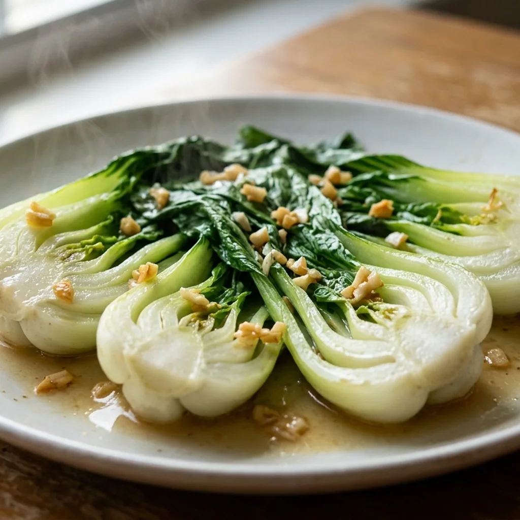 Garlic Bok Choy — Chinese recipe