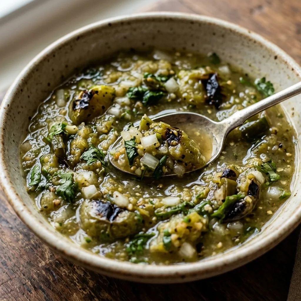 Roasted Salsa Verde — Mexican recipe
