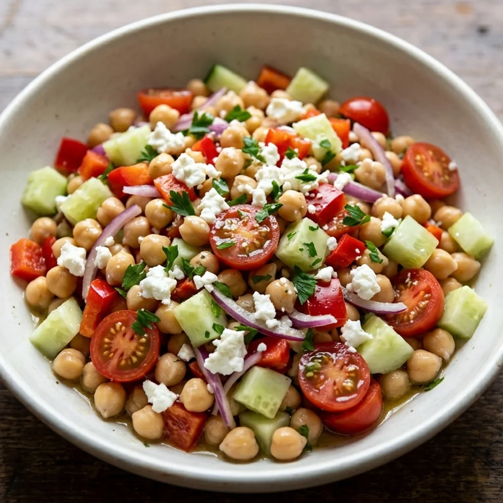 Mediterranean Chickpea Salad — Mediterranean recipe