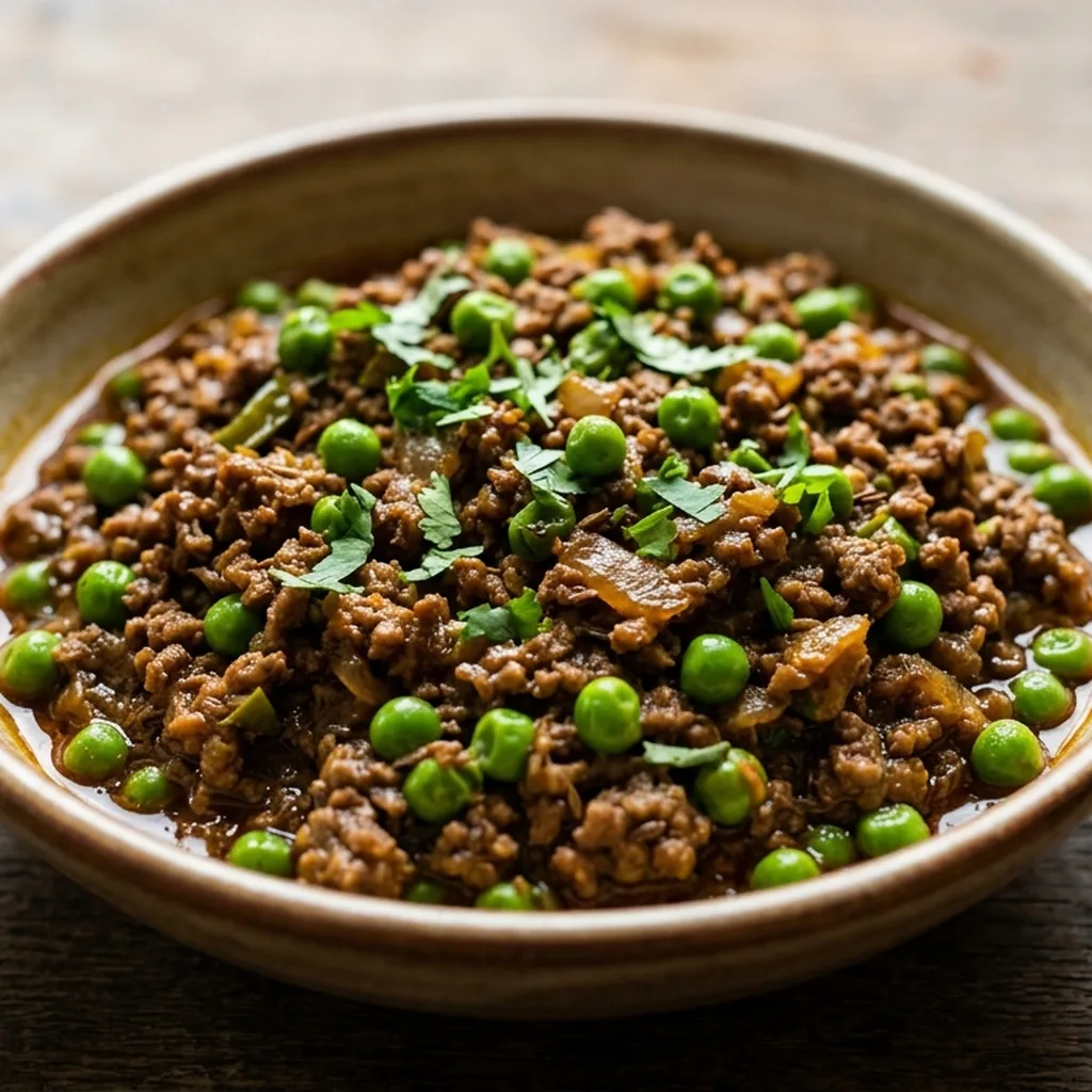 Keema Matar — Indian recipe