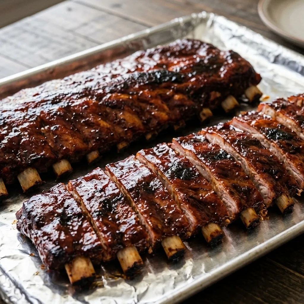Oven-Baked BBQ Ribs — American recipe