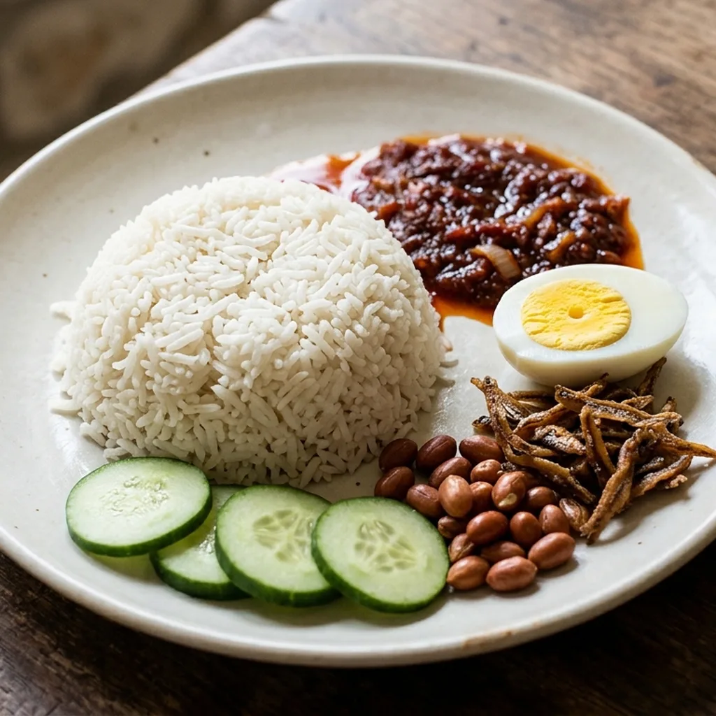 Nasi Lemak — Malaysian recipe
