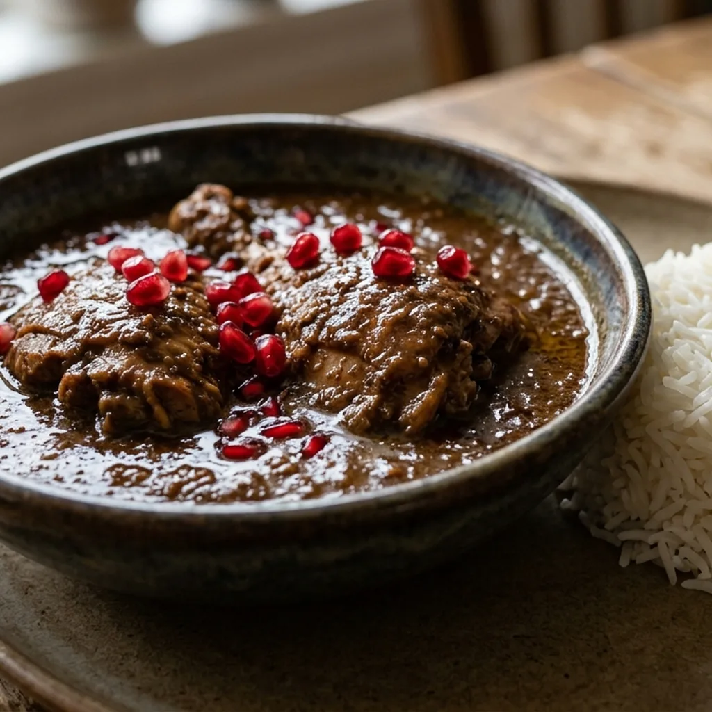 Fesenjan — Persian recipe