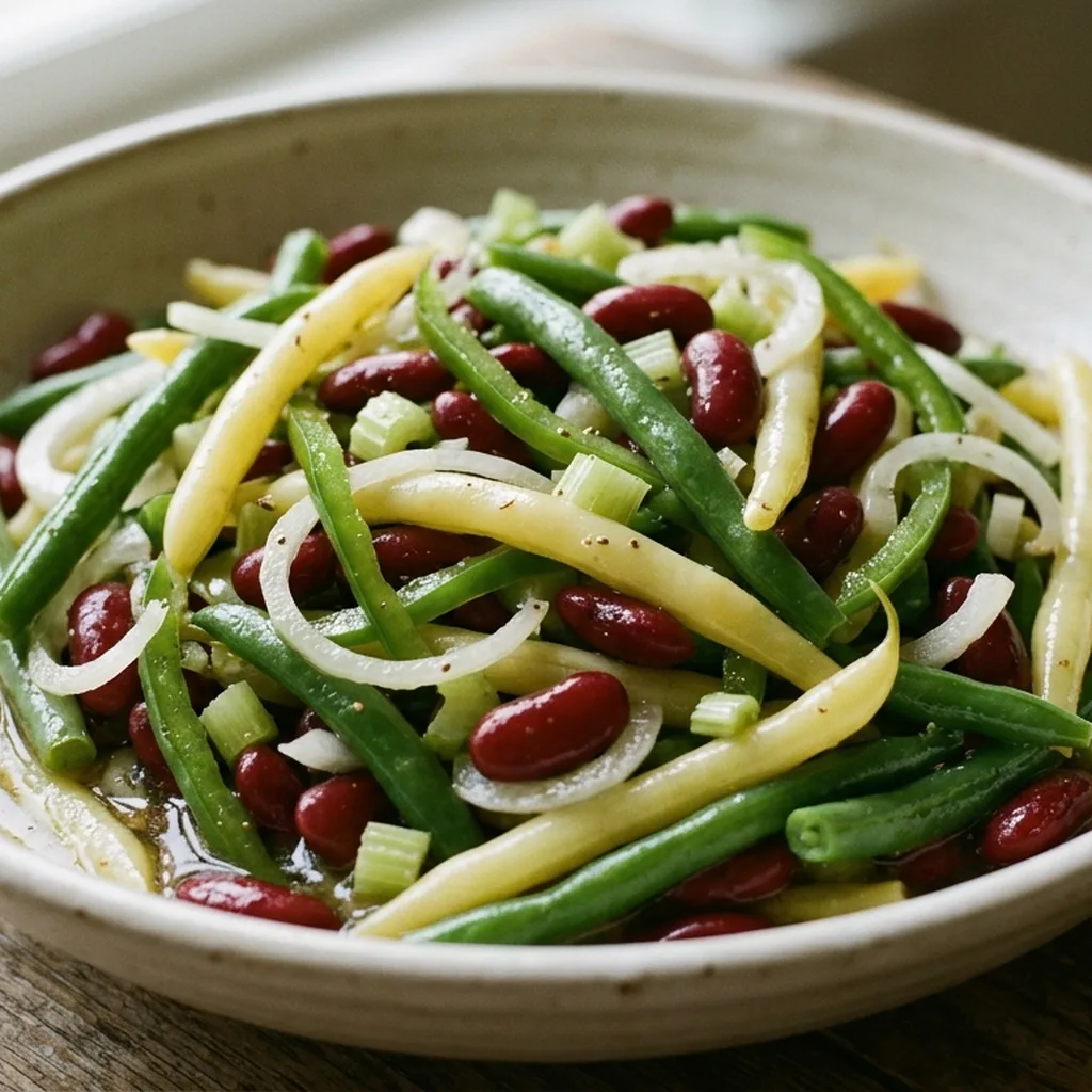 Three Bean Salad — American recipe