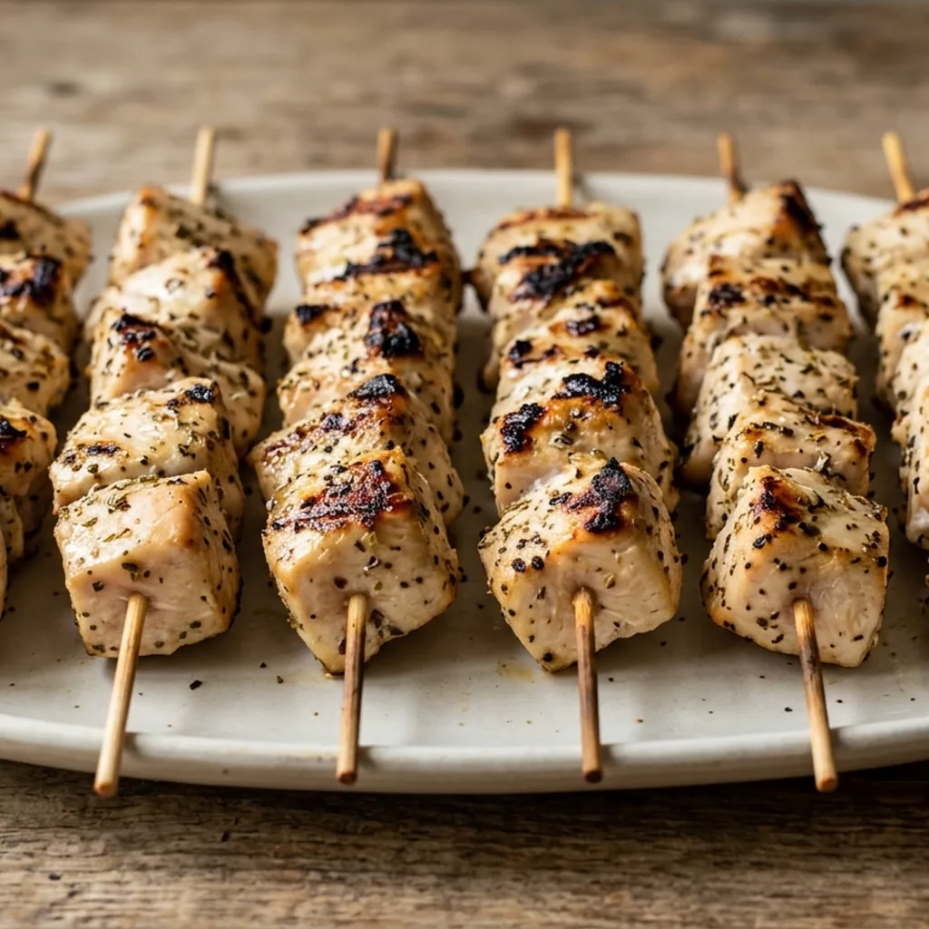 Chicken Souvlaki — Greek recipe