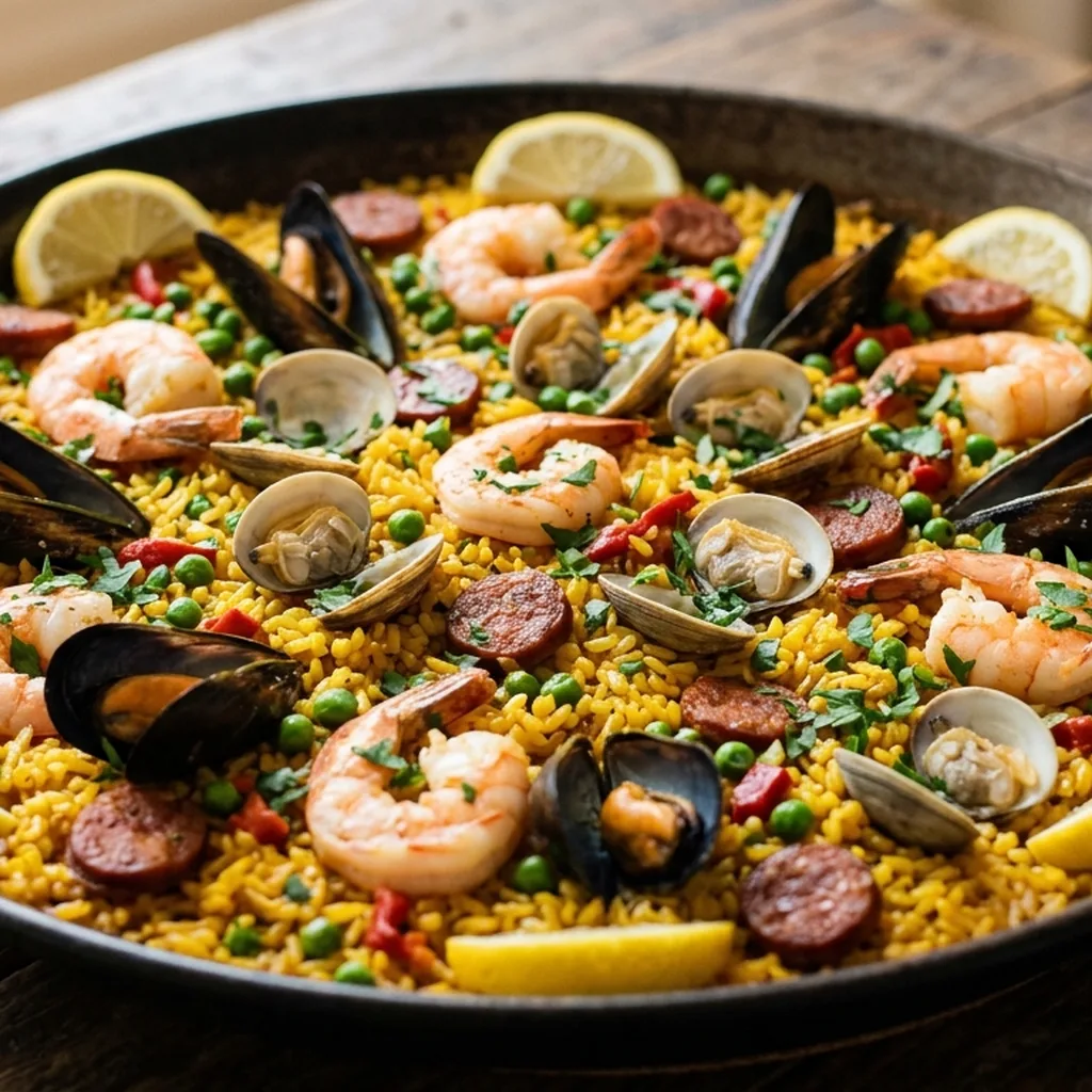 Paella — Spanish recipe