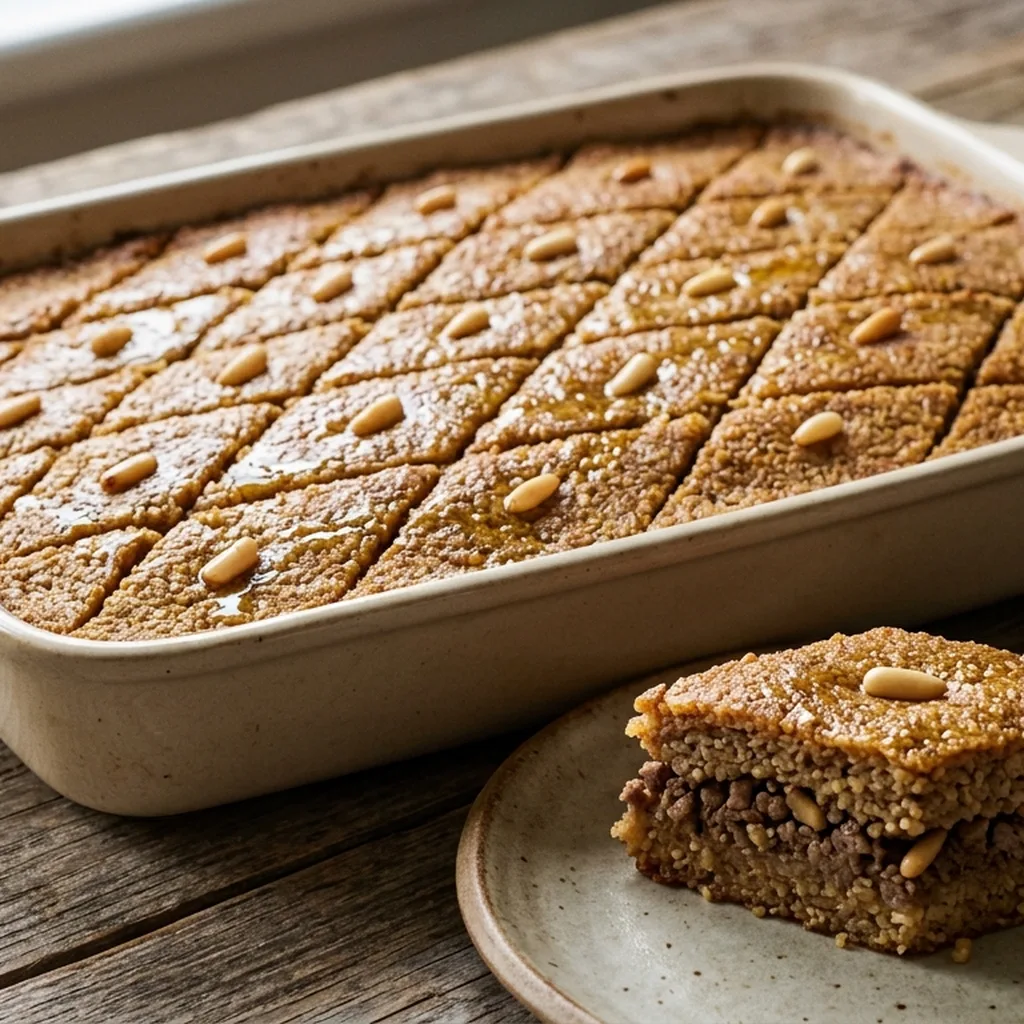 Baked Kibbeh — Levantine recipe