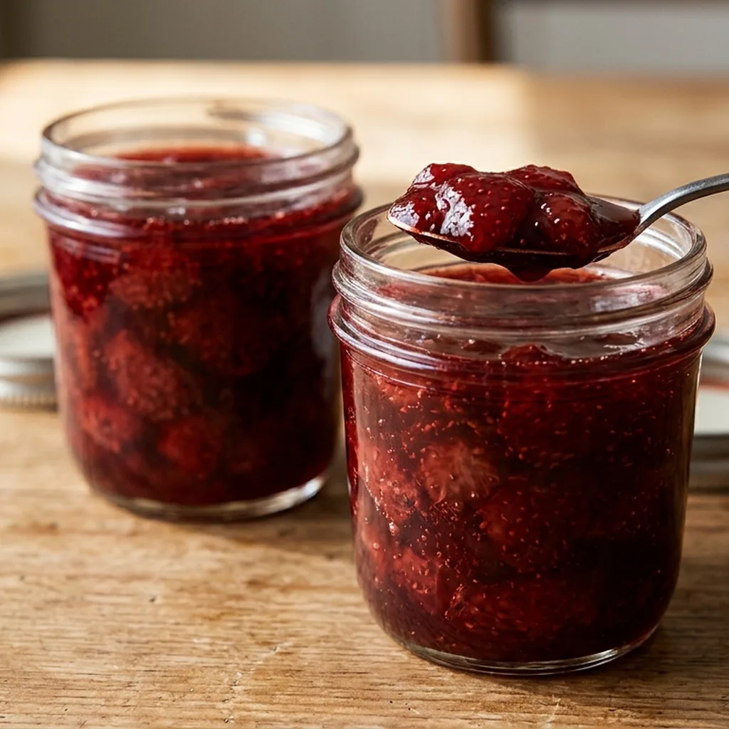 Strawberry Refrigerator Jam