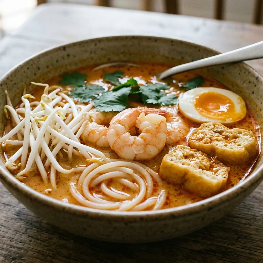 Shrimp Laksa — Malaysian recipe