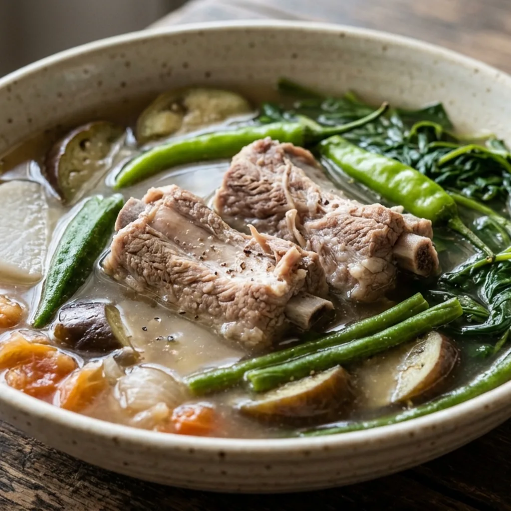 Pork Sinigang — Filipino recipe