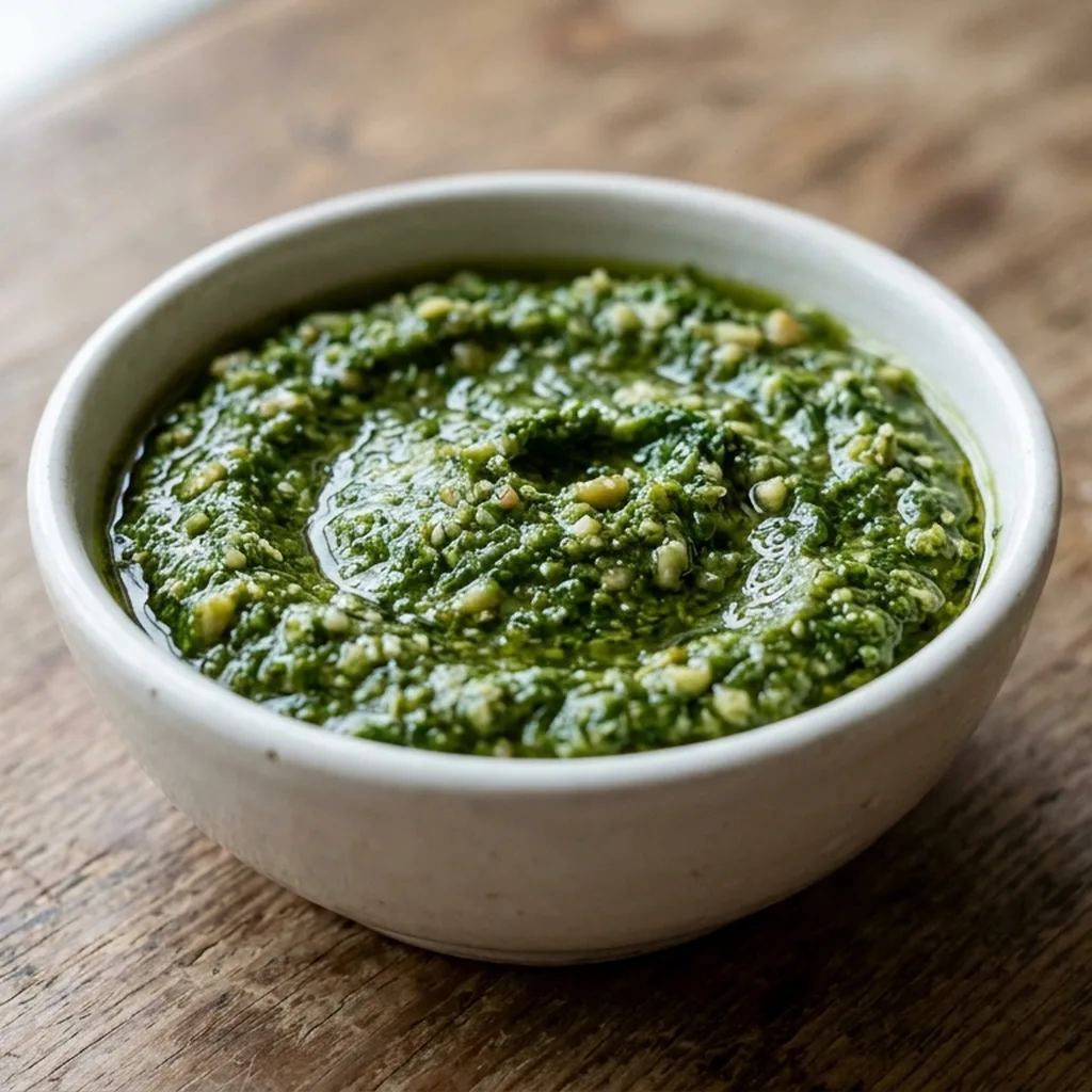 Basil Pesto — Italian recipe