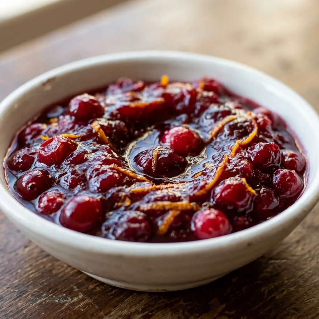 Cranberry Orange Sauce — American recipe