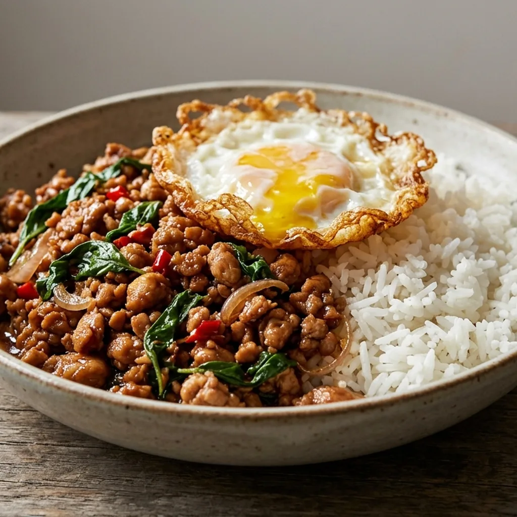 Thai Basil Chicken — Thai recipe