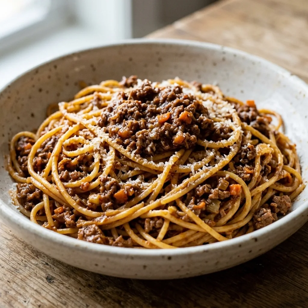 Spaghetti Bolognese — Italian recipe