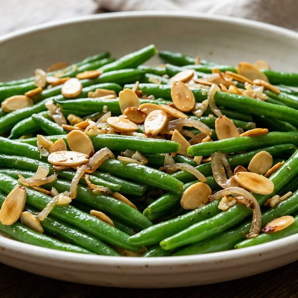 Green Beans Almondine — French recipe