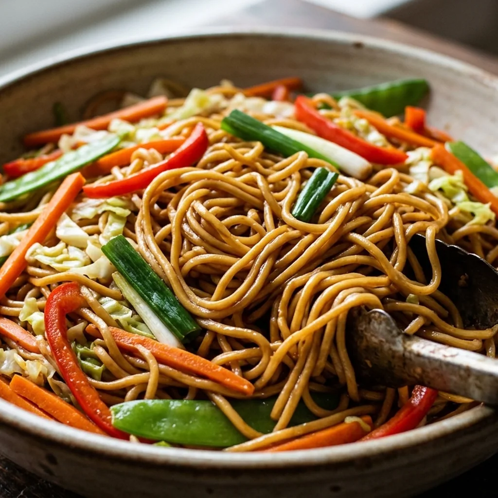 Vegetable Lo Mein — Chinese recipe