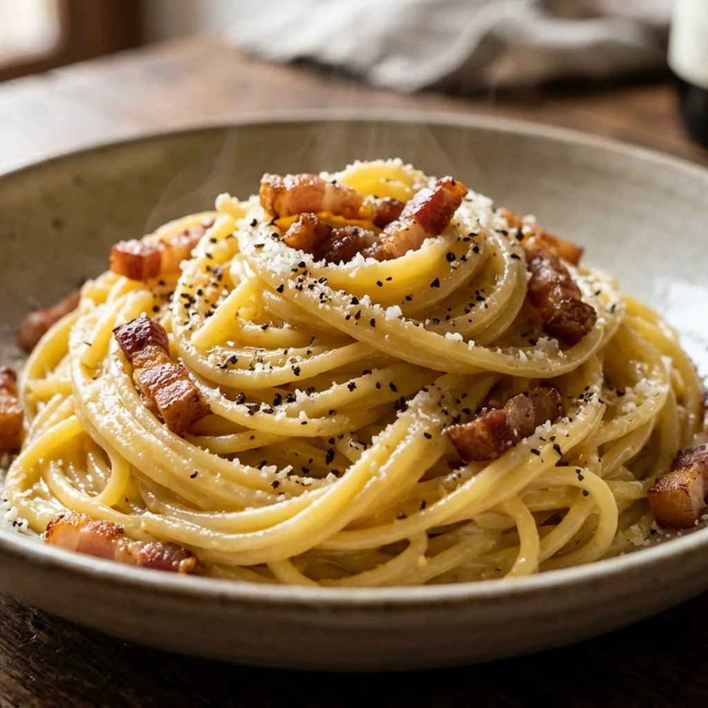 Spaghetti Carbonara — Italian recipe