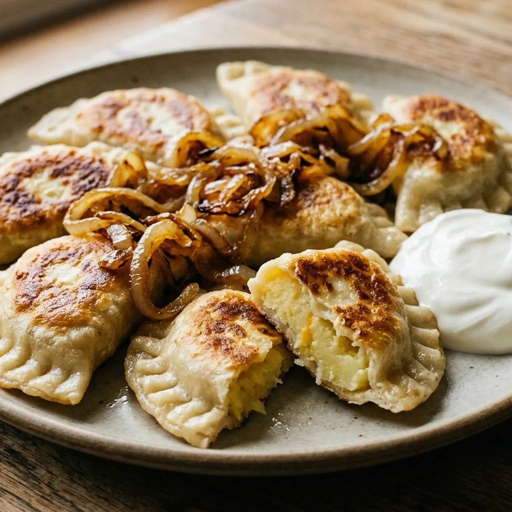 Potato and Cheese Pierogi — Polish recipe