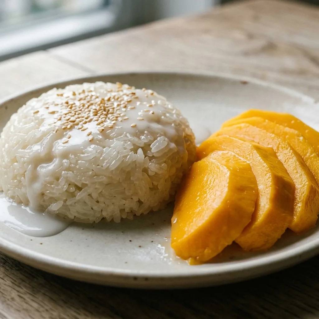 Mango Sticky Rice — Thai recipe