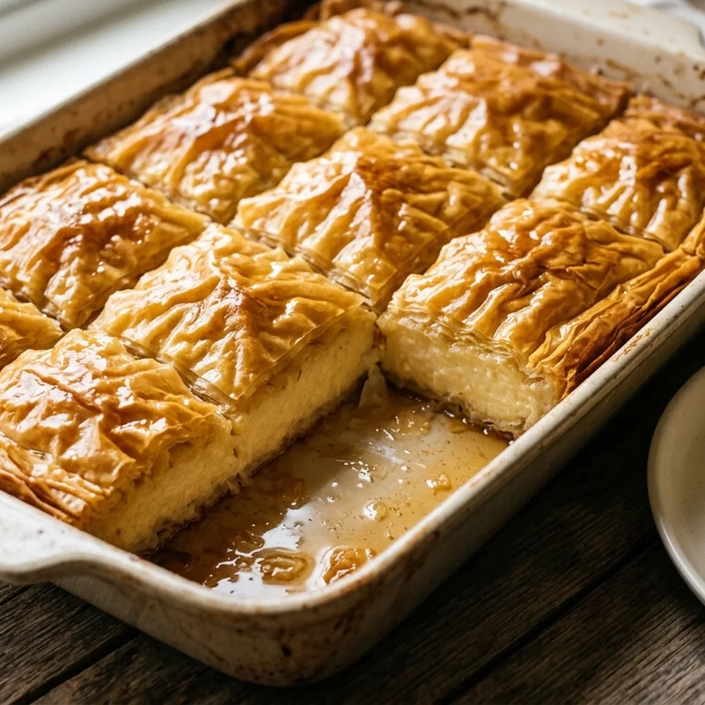 Galaktoboureko — Greek recipe