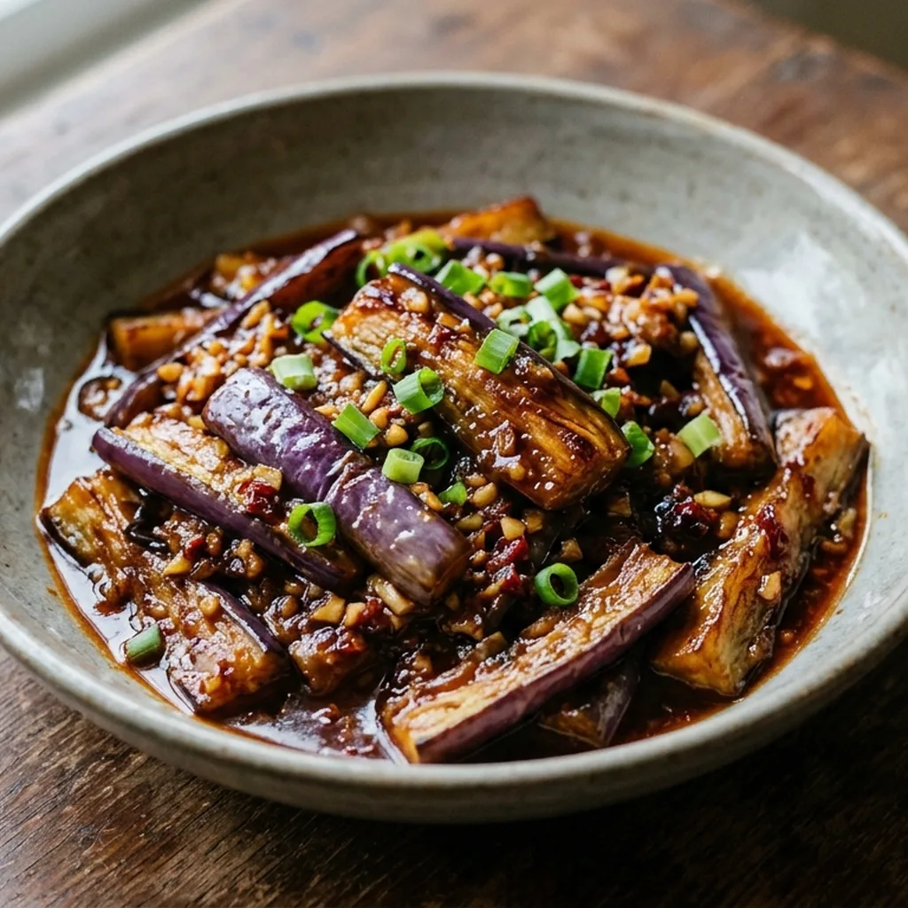 Chinese Eggplant in Garlic Sauce — Chinese recipe