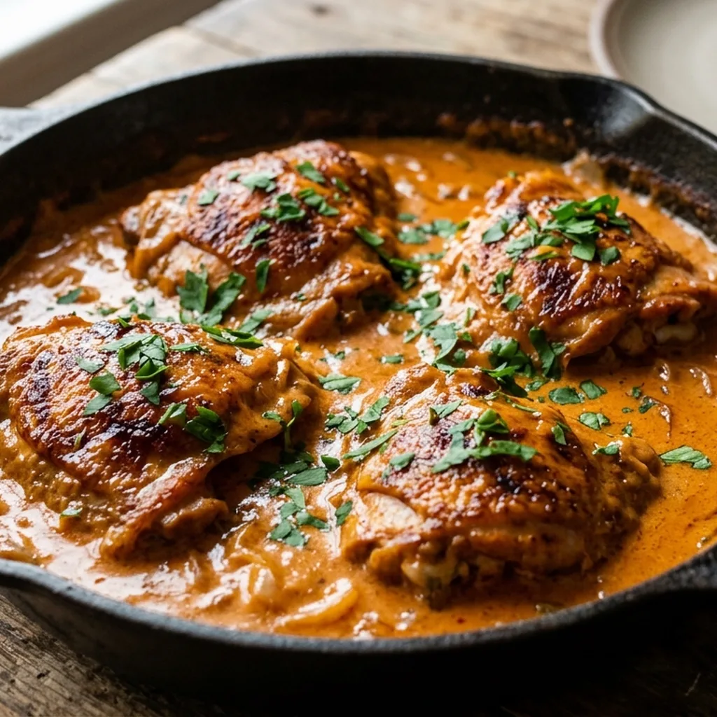 Chicken Paprikash — Hungarian recipe