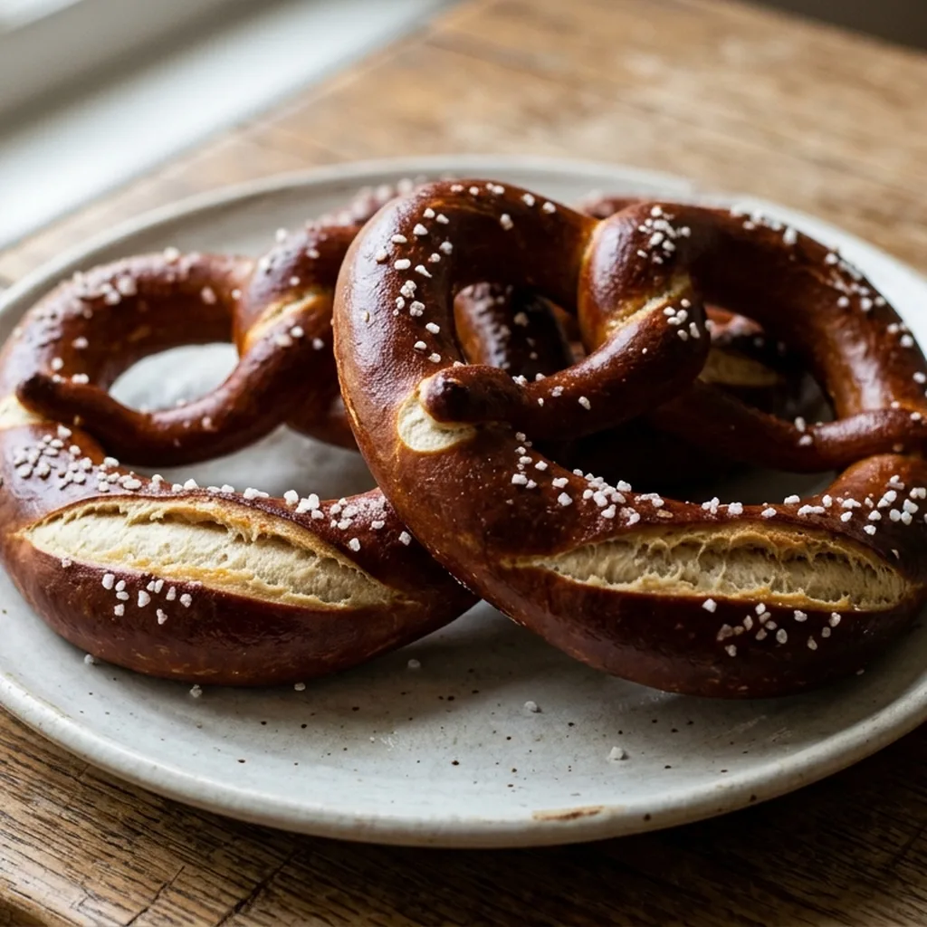 Soft Pretzels — German recipe