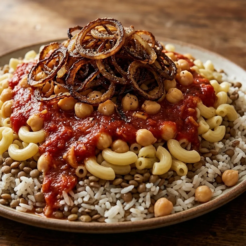 Koshari — Egyptian recipe
