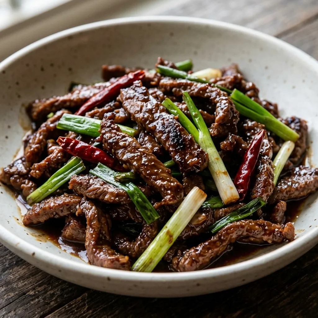Mongolian Beef — Chinese recipe