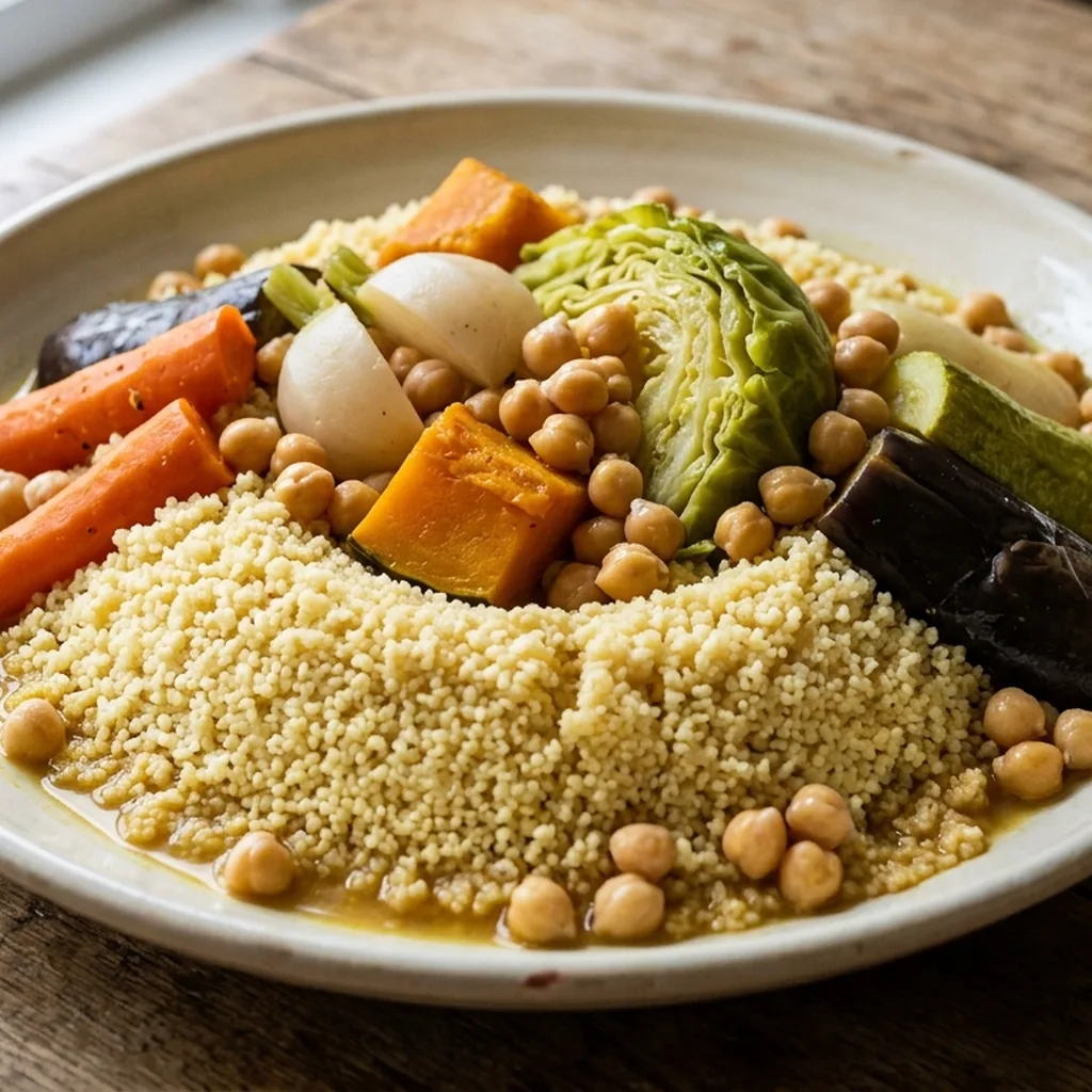 Vegetable Couscous — Moroccan recipe