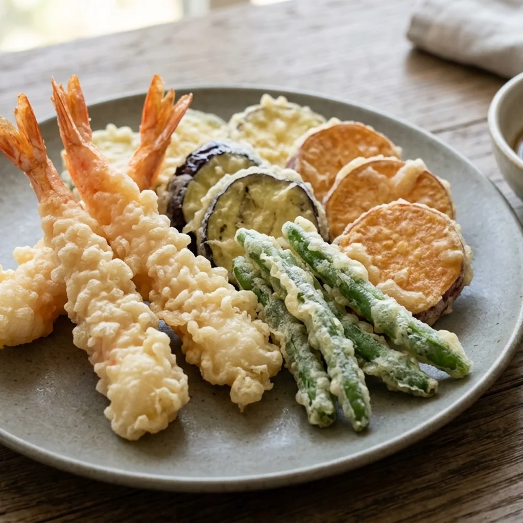 Shrimp and Vegetable Tempura — Japanese recipe