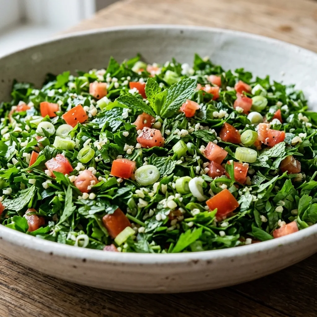 Tabbouleh — Middle Eastern recipe