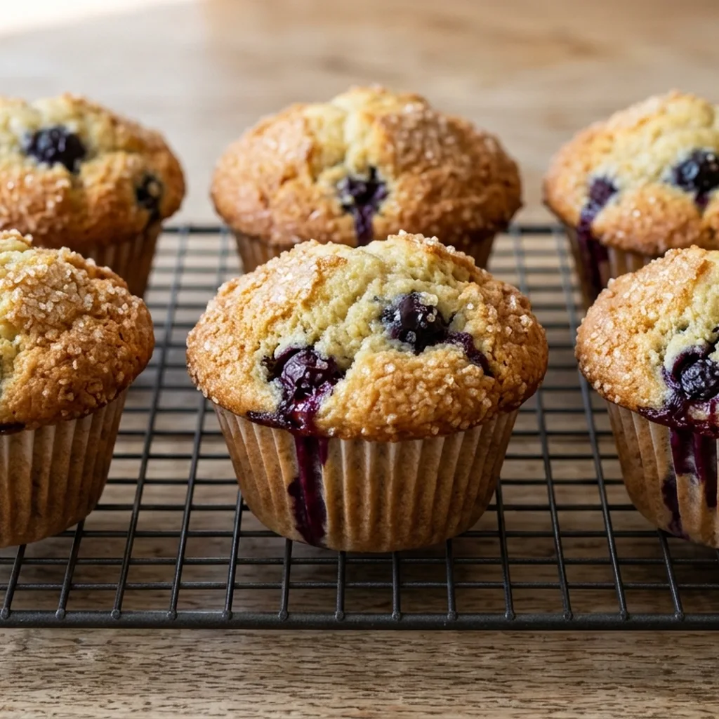 Blueberry Muffins — American recipe