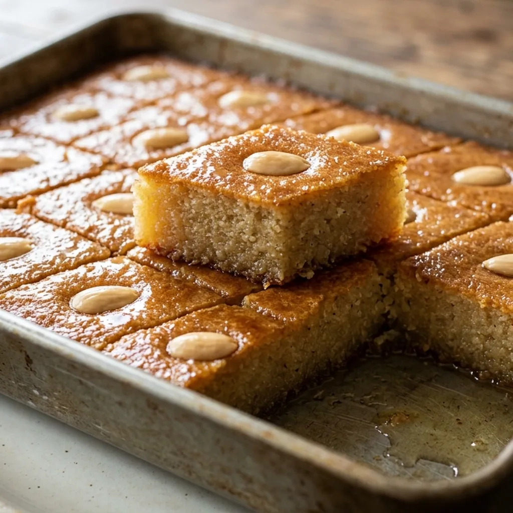 Basbousa — Middle Eastern recipe