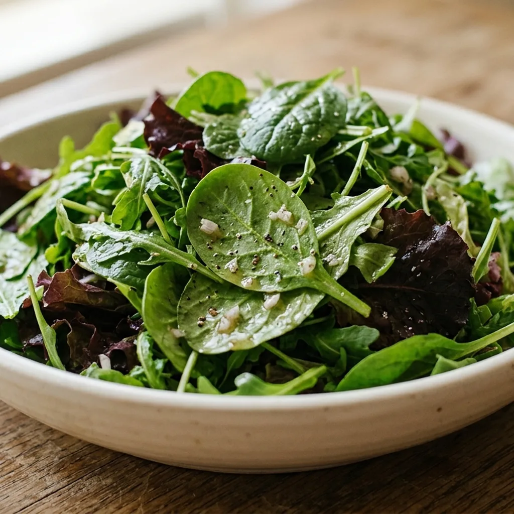 Simple Green Salad with Vinaigrette